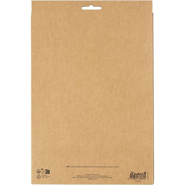 Produktbild: Creativ Company Bastelfilz, A4, Blatt 210x297 mm, Dicke 2 mm, Natur, 10 Stk