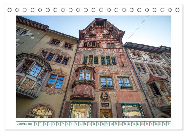 Produktbild: Charmantes Stein am Rhein (Tischkalender 2026 DIN A5 quer), CALVENDO Monatskalender