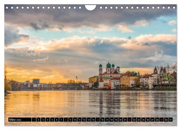 Produktbild: Passau, das Venedig Bayerns (Wandkalender 2026 DIN A4 quer), CALVENDO Monatskalender