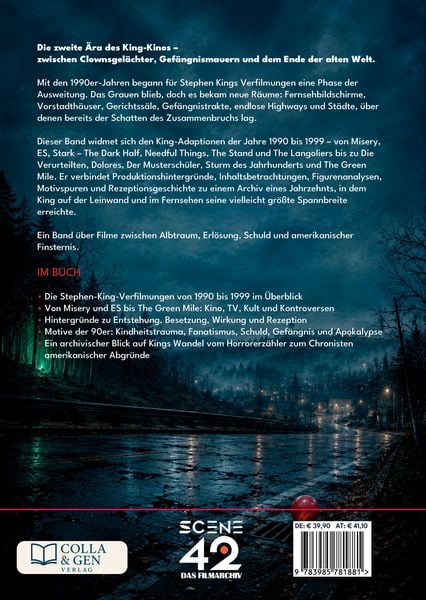 Produktbild: Stephen King, Band 2: Die Filme von 1990 bis 1999 (Scene 42-Das Filmarchiv)
