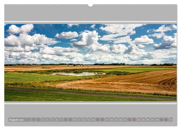 Produktbild: Ostfriesland - Deichspaziergang (hochwertiger Premium Wandkalender 2026 DIN A2 quer), Kunstdruck in Hochglanz