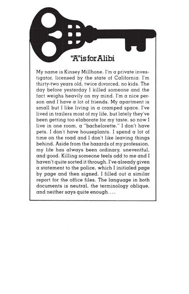 Produktbild: "A" is for Alibi