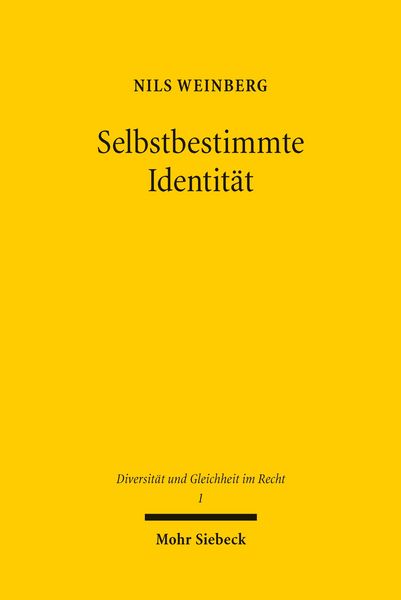 Produktbild: Selbstbestimmte Identit&auml;t