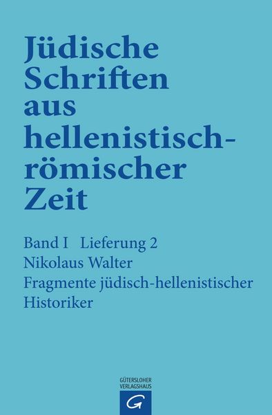 Produktbild: Fragmente j&uuml;disch-hellenistischer Historiker