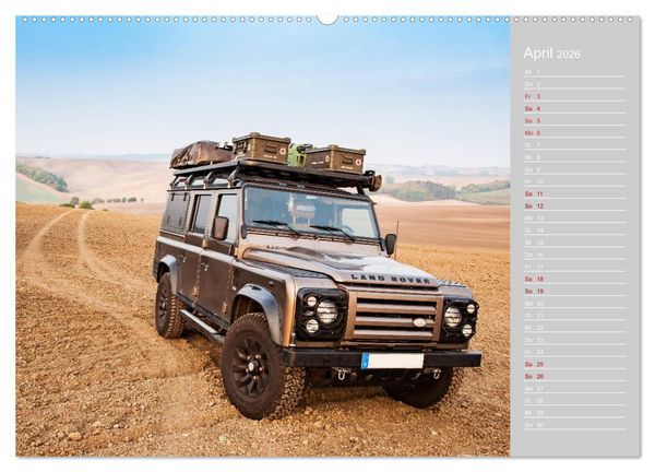 Produktbild: Mit dem 4x4 durch Europa (hochwertiger Premium Wandkalender 2026 DIN A2 quer), Kunstdruck in Hochglanz