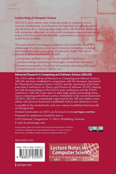 Produktbild: Foundations of Software Science and Computation Structures