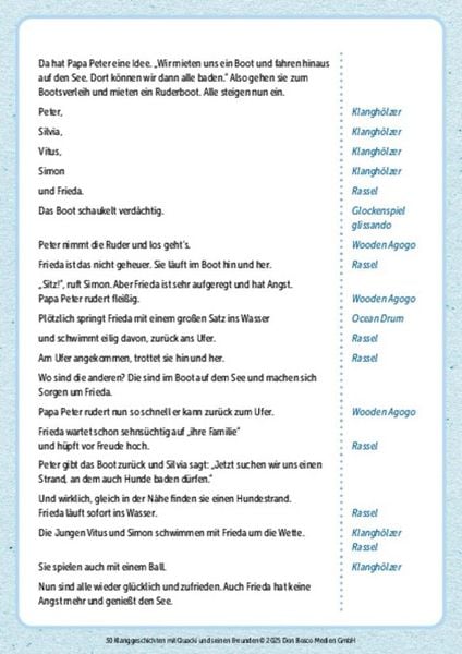 Produktbild: Klanggeschichten mit Quacki und seinen Freunden