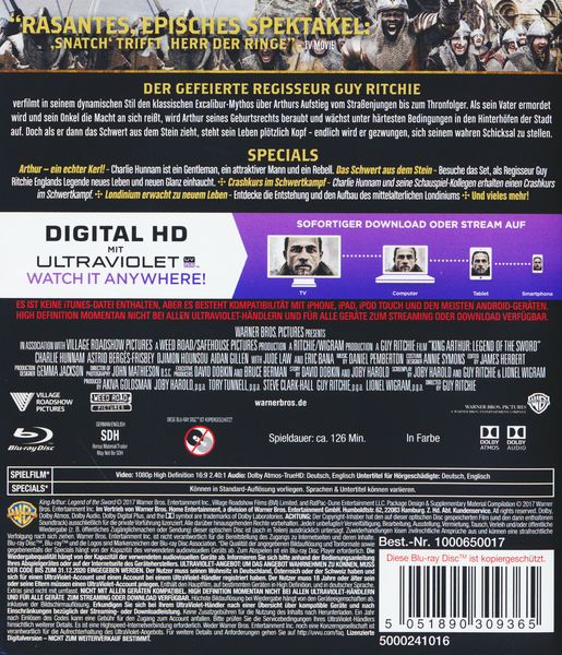 Produktbild: King Arthur - Legend of the Sword