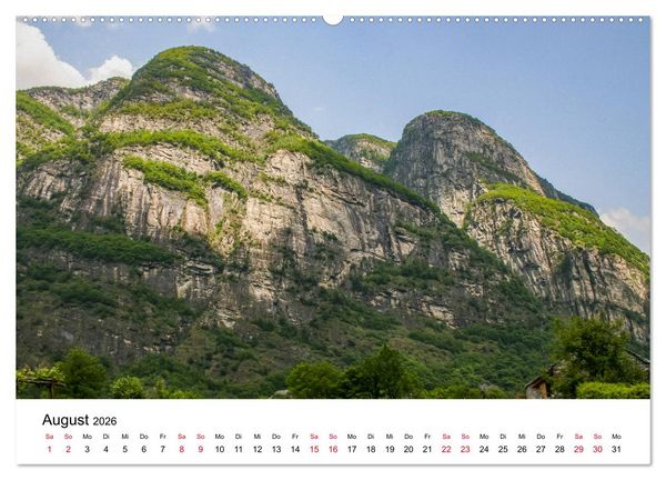 Produktbild: Valle Maggia - Entdecken Sie das Maggiatal im Tessin (hochwertiger Premium Wandkalender 2026 DIN A2 quer), Kunstdruck in Hochglanz