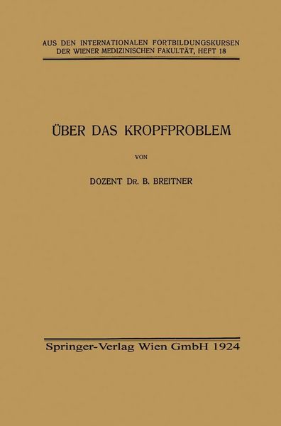 Produktbild: &Uuml;ber das Kropfproblem