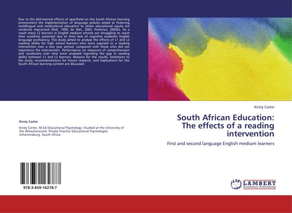 Produktbild: South African Education: The effects of a reading intervention