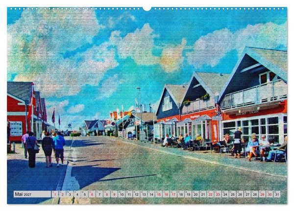 Produktbild: D&auml;nemark - Sch&ouml;nheiten J&uuml;tlands in feinen Aquarellfarben (hochwertiger Premium Wandkalender 2027 DIN A2 quer), Kunstdruck in Hochglanz