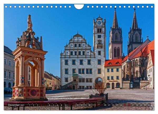 Produktbild: Unterwegs in Oschatz (Wandkalender 2027 DIN A4 quer), CALVENDO Monatskalender