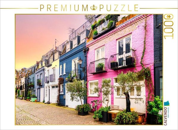CALVENDO Puzzle St. Lukes Mews, Notting Hill | 1000 Teile Lege-Größe 64 × 48 cm Foto-Puzzle für glückliche Stunden