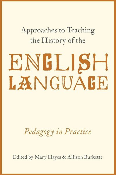 Produktbild: Approaches to Teaching the History of the English Language