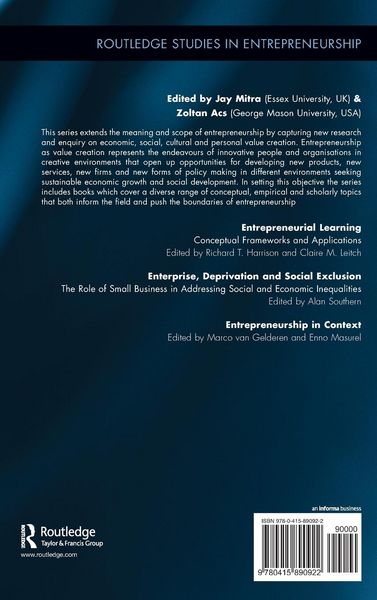 Produktbild: Entrepreneurship in Context