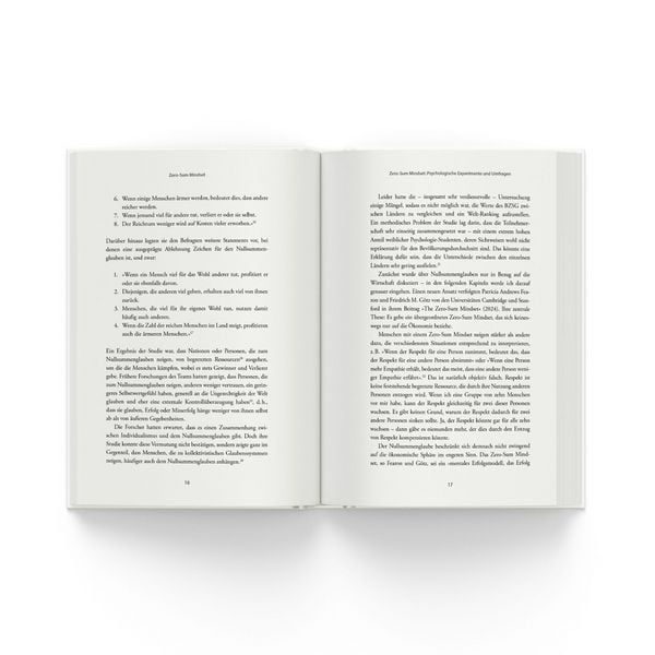 Produktbild: ZERO SUM MINDSET