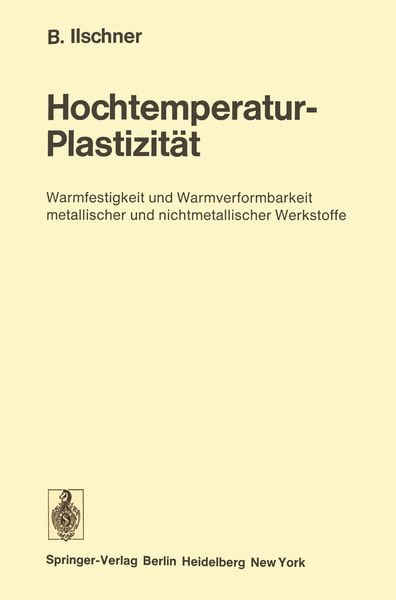 Produktbild: Hochtemperatur-Plastizit&auml;t