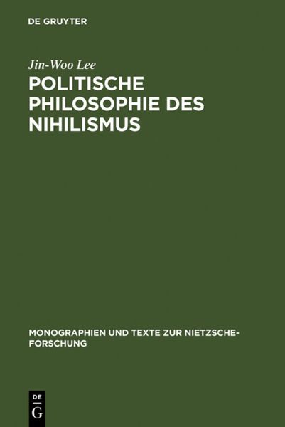 Produktbild: Politische Philosophie des Nihilismus