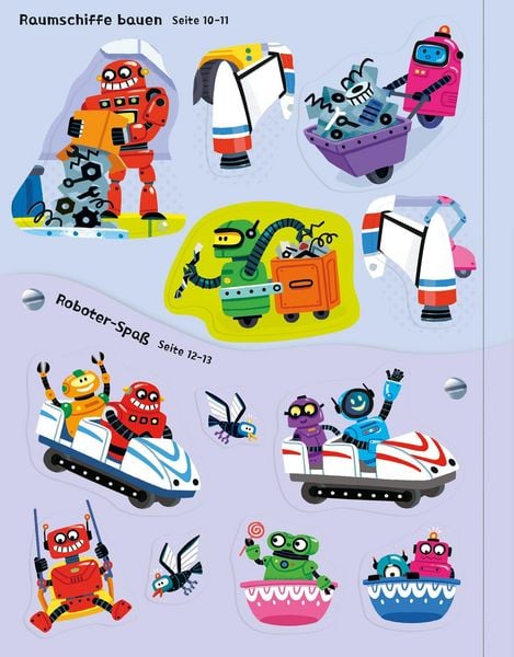 Produktbild: Mein erstes Stickerbuch METALLIC: Roboter