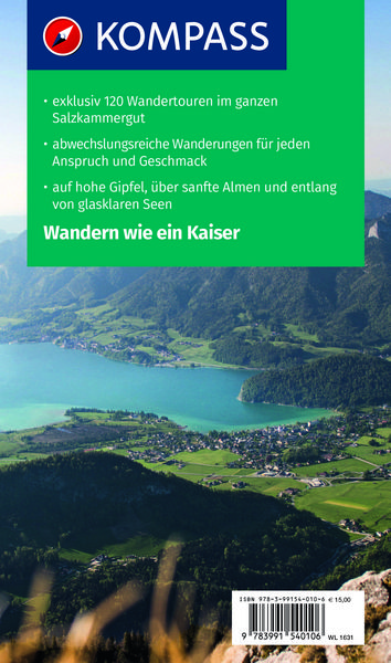 Produktbild: KOMPASS Wanderlust Salzkammergut