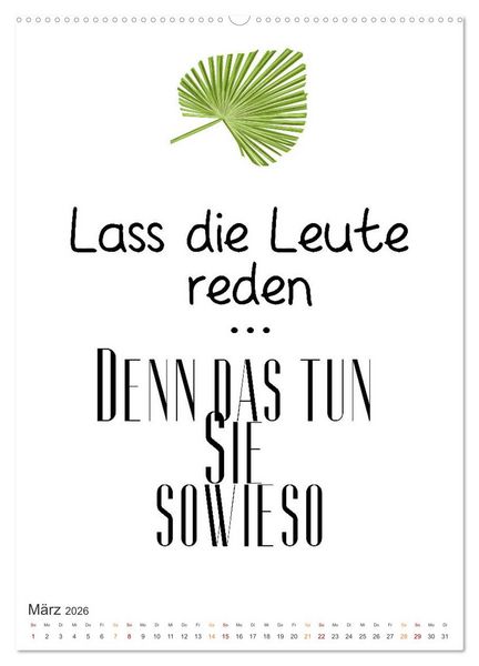 Produktbild: Motivation (hochwertiger Premium Wandkalender 2026 DIN A2 hoch), Kunstdruck in Hochglanz