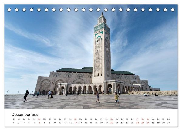 Produktbild: M&auml;rchenhaftes Marokko (Tischkalender 2026 DIN A5 quer), CALVENDO Monatskalender