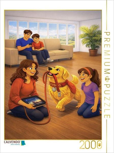 CALVENDO Puzzle Der Bildschirmretter | 2000 Teile Lege-Größe 90 × 67 cm Foto-Puzzle für glückliche Stunden