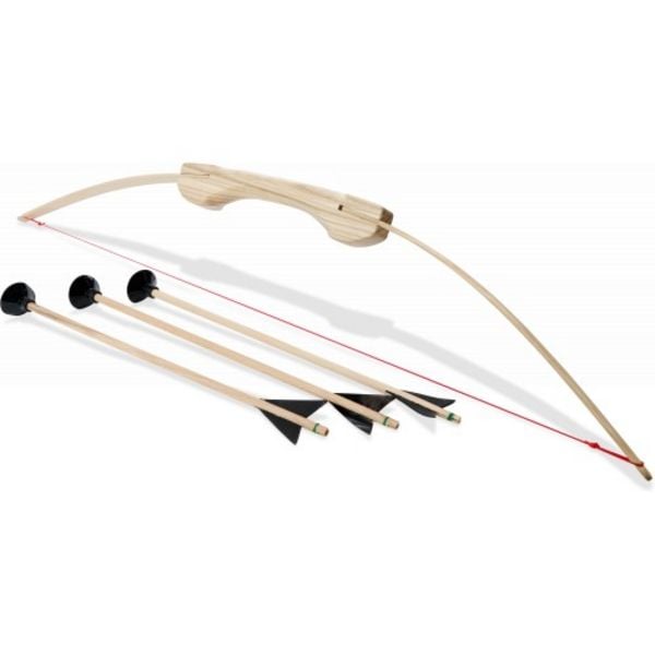 BestSaller 1267 - Reise-Bogen inkl. 3 Pfeilen, Eschenholz, 80cm, Holz-Bogen