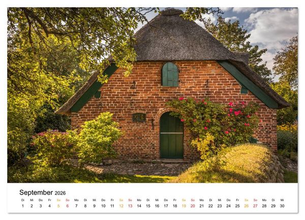 Produktbild: Sylter Friesenh&auml;user (Wandkalender 2026 DIN A2 quer), CALVENDO Monatskalender