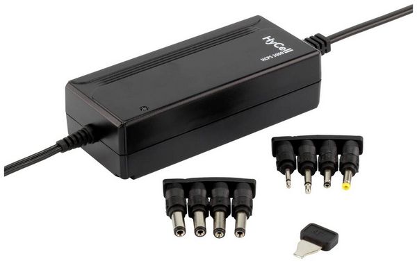 Produktbild: HyCell 1201-0010 Steckernetzteil, einstellbar 5 V/DC, 6 V/DC, 7.5 V/DC, 9 V/DC, 12 V/DC, 13.5 V/DC, 15 V/DC 3000 mA 36 W