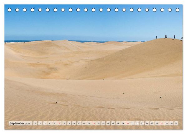 Produktbild: Gran Canaria - Die vielseitige Kanareninsel (Tischkalender 2026 DIN A5 quer), CALVENDO Monatskalender