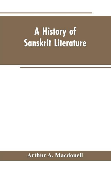 Produktbild: A History of Sanskrit Literature