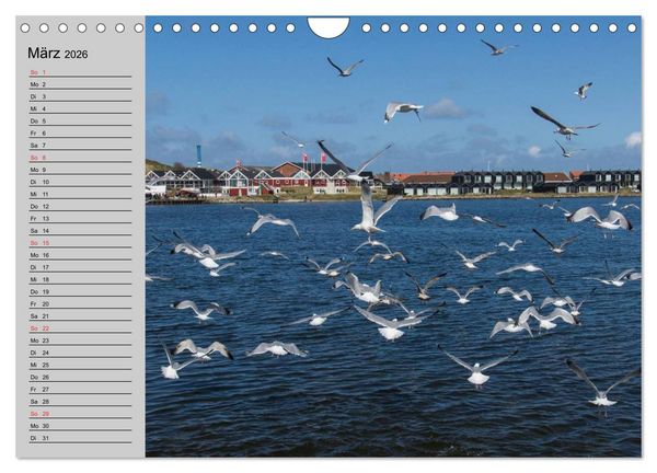 Produktbild: D&auml;nemark - Umgebung von Hvide Sande (Wandkalender 2026 DIN A4 quer), CALVENDO Monatskalender