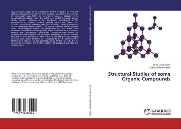Produktbild: Structural Studies of some Organic Compounds