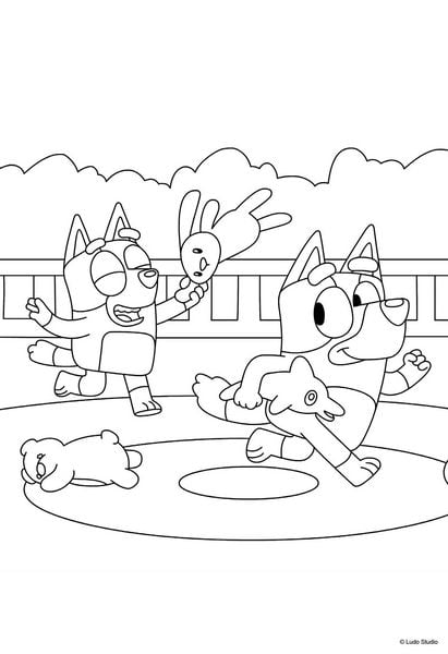 Produktbild: Bluey: Mein lustiger Kindergartenblock