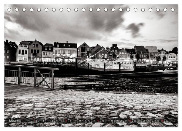 Produktbild: Ein Blick auf Husum (Tischkalender 2026 DIN A5 quer), CALVENDO Monatskalender
