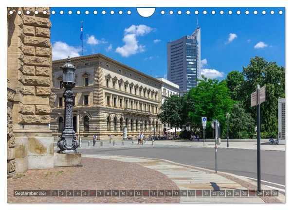 Produktbild: Ein Sommertag in Leipzig (Wandkalender 2026 DIN A4 quer), CALVENDO Monatskalender