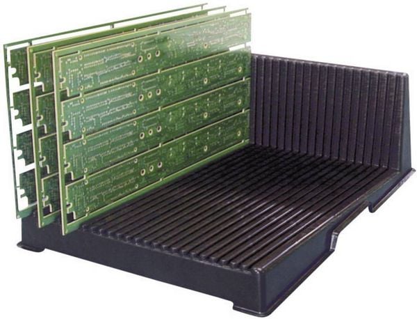 Produktbild: BJZ ESD-Platinenhalter (L x B x H) 355 x 268 x 128mm leitf&auml;hig ESD-Kennbuchstabe: C H-LS-356