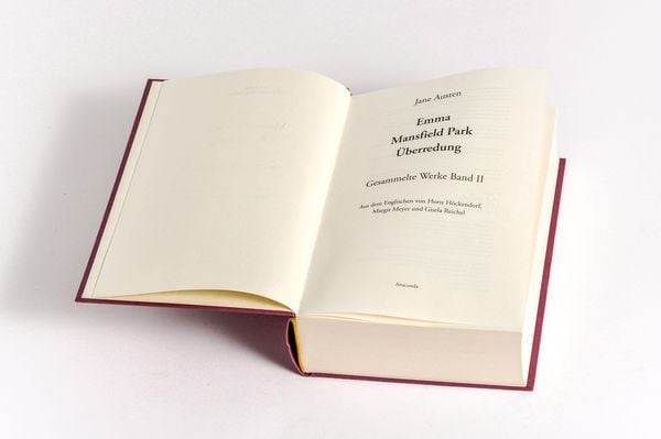 Produktbild: Jane Austen, Emma; Mansfield Park; &Uuml;berredung