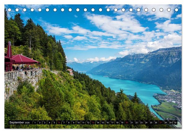 Produktbild: Schweizer Sch&ouml;nheiten (Tischkalender 2026 DIN A5 quer), CALVENDO Monatskalender