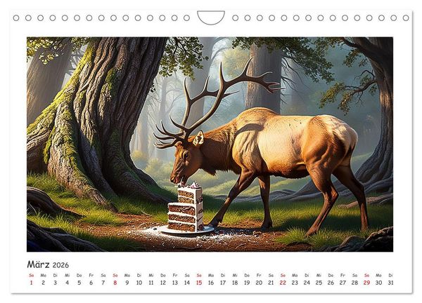 Produktbild: Mahlzeit... Wie wir Sie selten sehen! (Wandkalender 2026 DIN A4 quer), CALVENDO Monatskalender