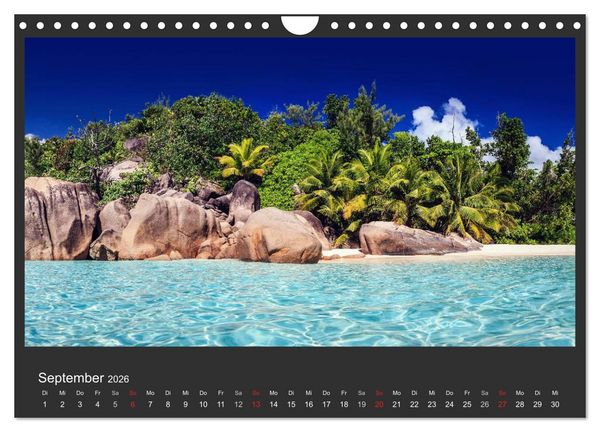 Produktbild: Seychellen Traumstr&auml;nde im Paradies (Wandkalender 2026 DIN A4 quer), CALVENDO Monatskalender