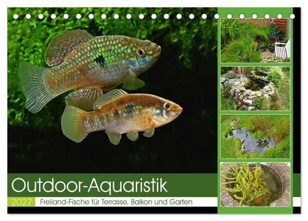 Produktbild: Outdoor-Aquaristik (Tischkalender 2027 DIN A5 quer), CALVENDO Monatskalender