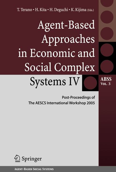 Produktbild: Agent-Based Approaches in Economic and Social Complex Systems IV