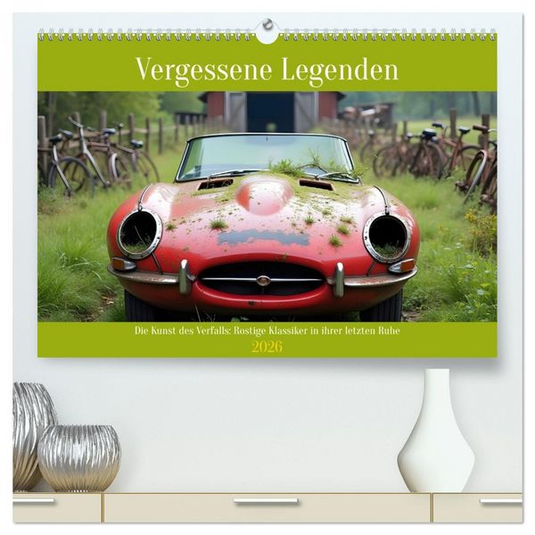 Produktbild: Vergessene Legenden (hochwertiger Premium Wandkalender 2026 DIN A2 quer), Kunstdruck in Hochglanz
