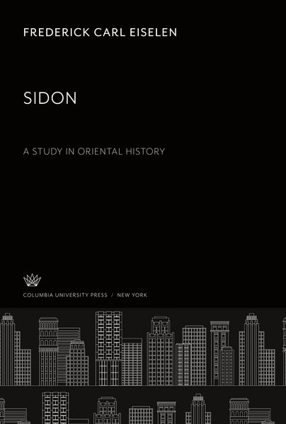 Produktbild: Sidon a Study in Oriental History