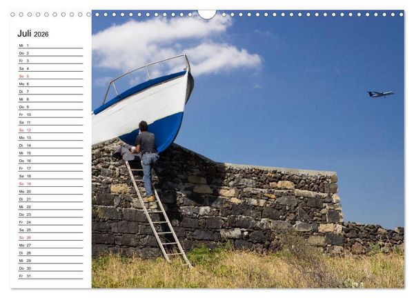 Produktbild: Azoren - S&atilde;o Miguel (Wandkalender 2026 DIN A3 quer), CALVENDO Monatskalender