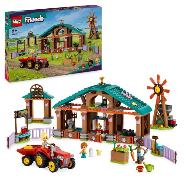 LEGO Friends 42617 Auffangstation für Farmtiere, Bauernhof-Spielzeug