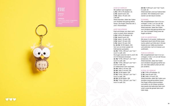 Produktbild: Sweet Minis h&auml;keln &ndash; 23 niedliche Schl&uuml;sseltiere
